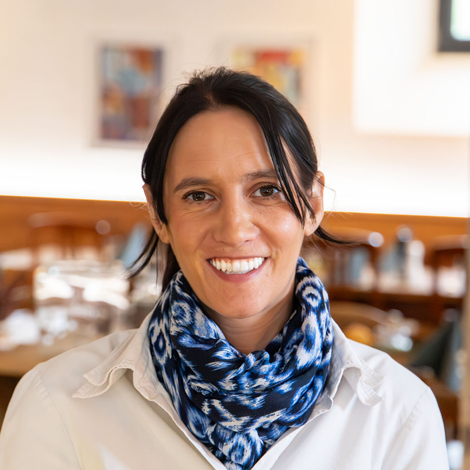 Christina Klessinger Service im Bio Restaurant von Land.Luft